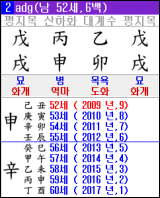 도사폰 대운 세운